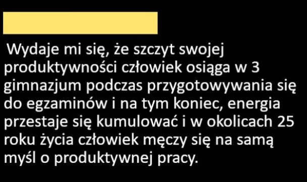 
    Szczyt produktywności