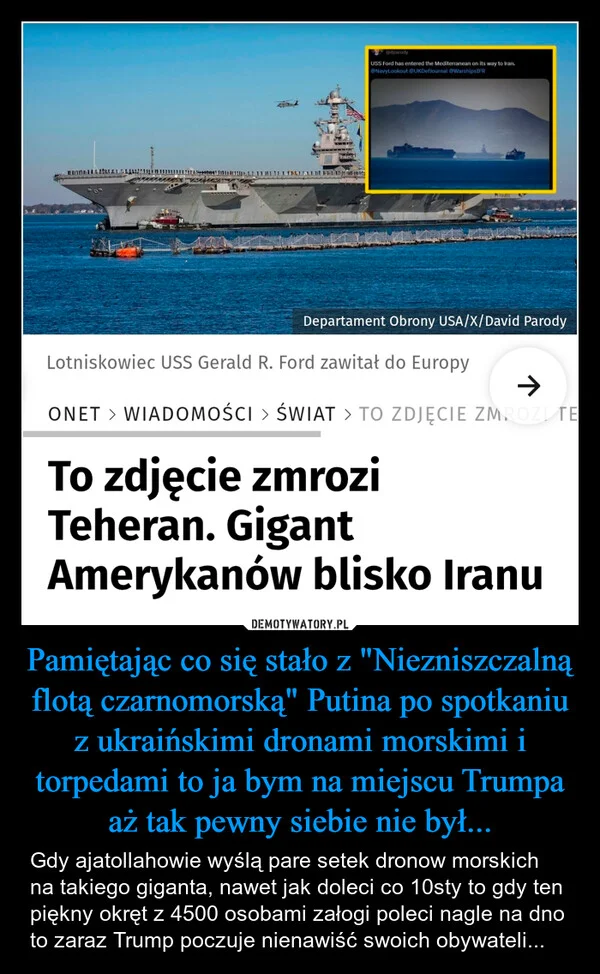 
    Pamiętając co się stało z 