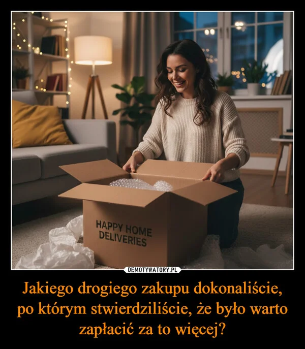 
    Jakiego drogiego zakupu dokonaliście, po którym stwierdziliście, że było warto zapłacić za to więcej?