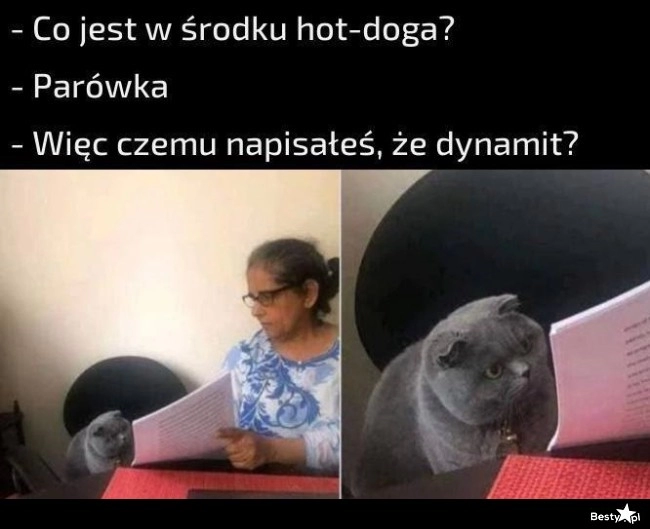 
    Co jest w środku hot-doga 