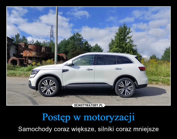 
    Postęp w motoryzacji