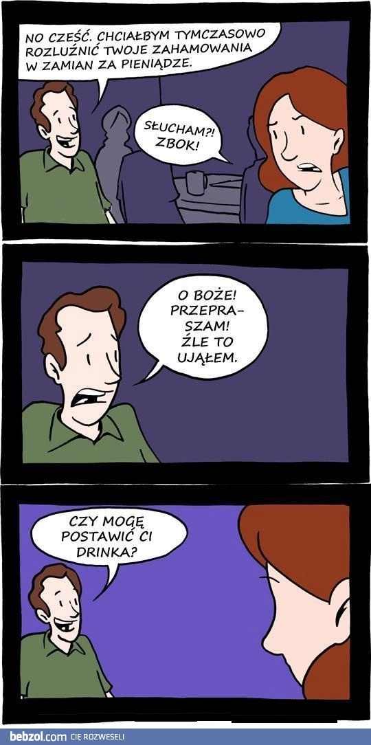 
    Rozluźnić zahamowania