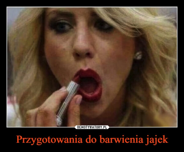 
    Przygotowania do barwienia jajek