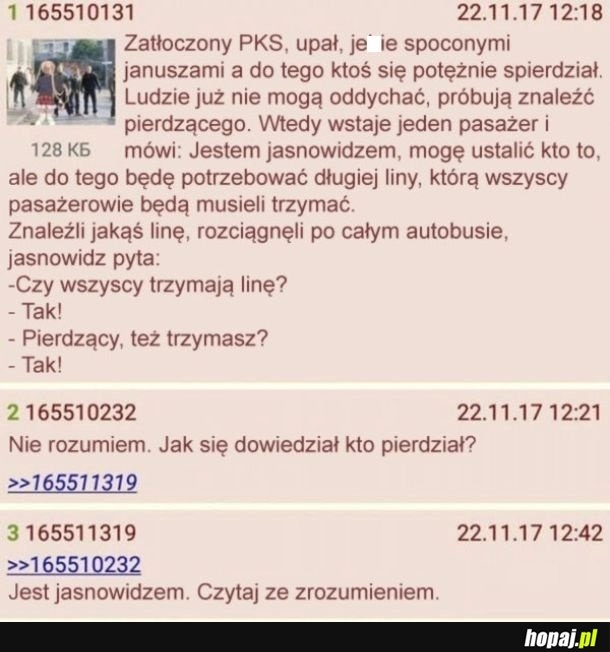 
    Jasnowidz wie wszystko