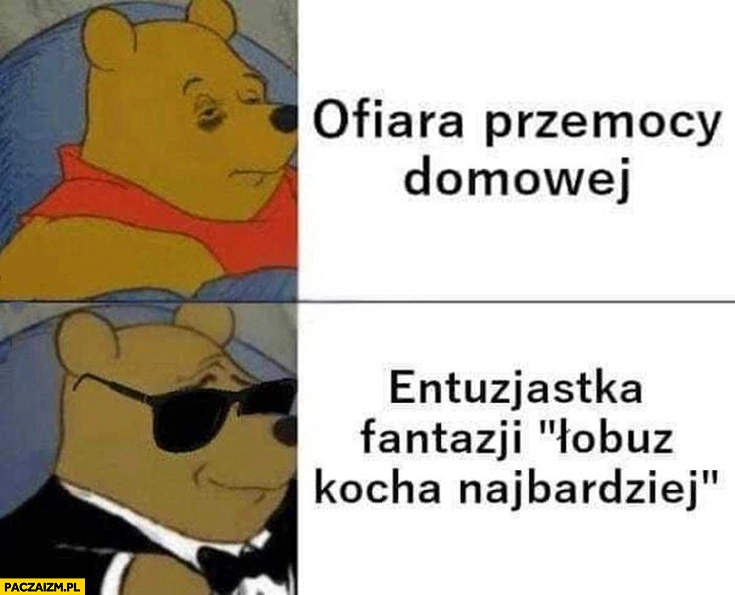 
    Ofiara przemocy domowej vs entuzjasta fantazji łobuz kocha najbardziej