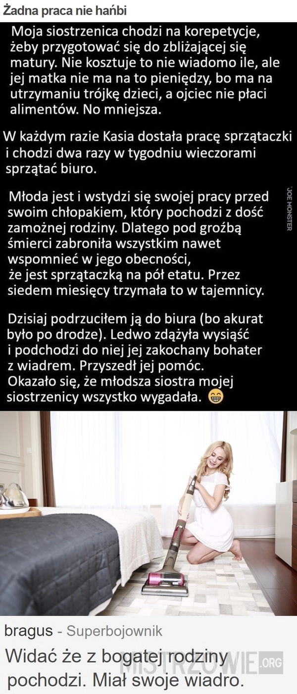 
    Żadna praca nie hańbi