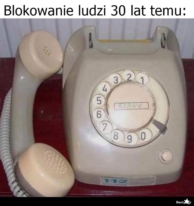 
    Blokowanie ludzi 30 lat temu 