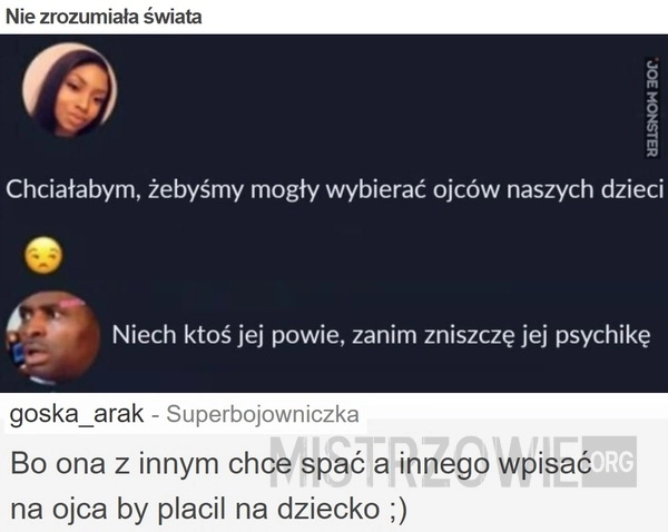 
    Nie zrozumiała świata