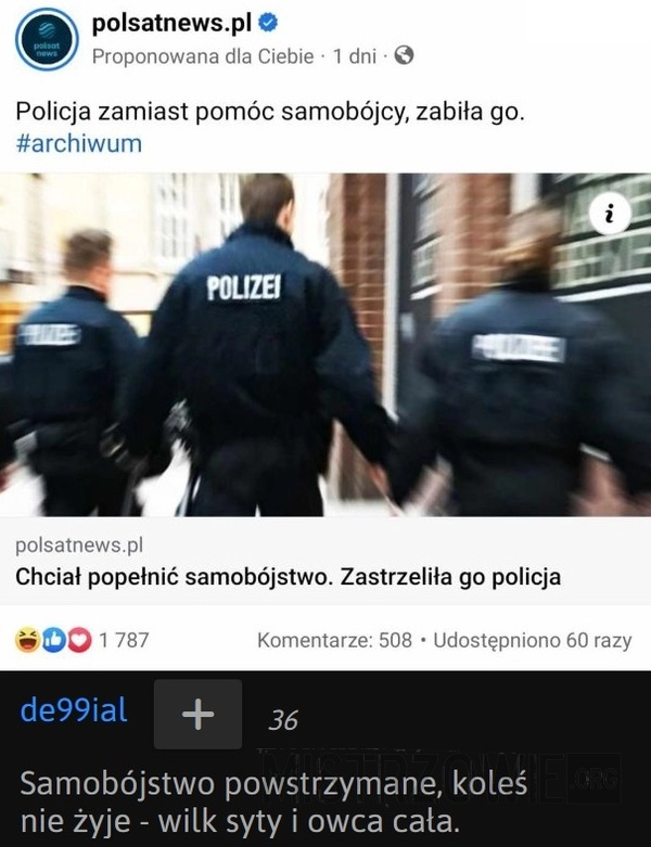 
    Samobójstwo