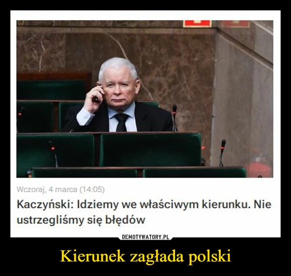 
    Kierunek zagłada polski