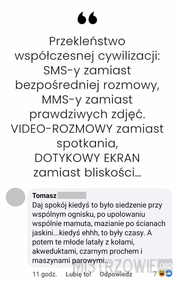 
    Kiedyś to było...