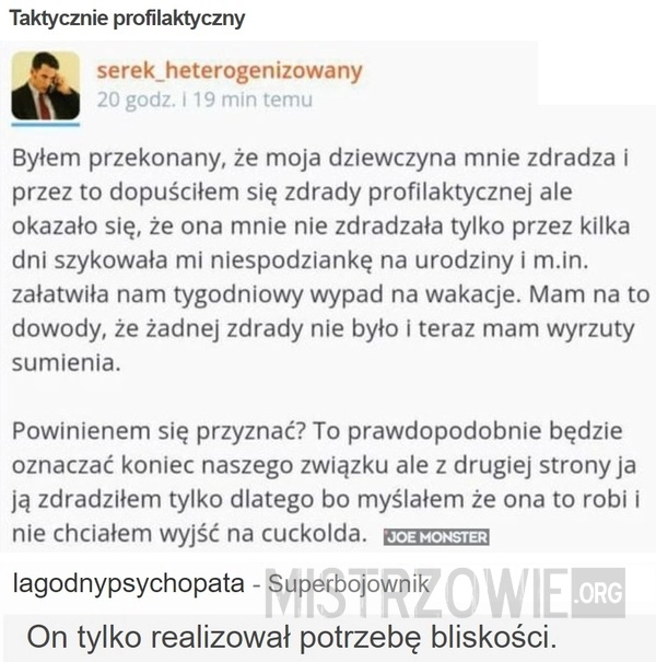 
    Taktycznie profilaktyczny