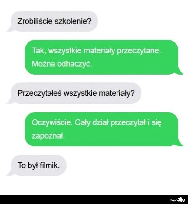 
    Sprawozdanie ze szkolenia 