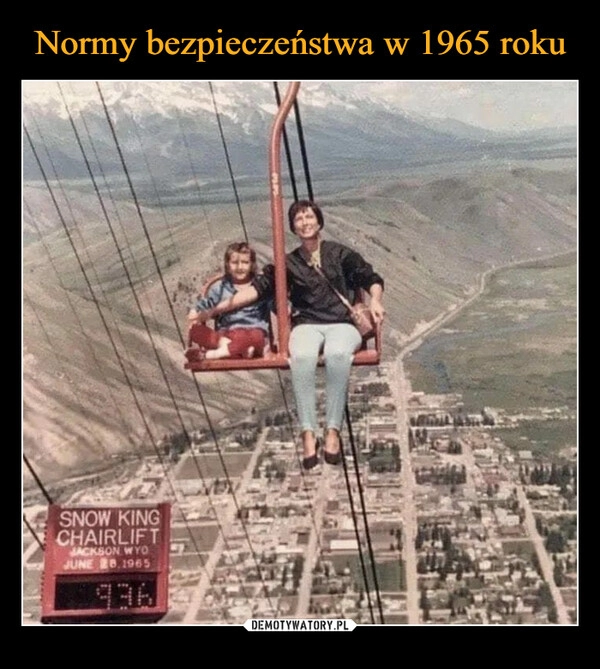 
    Normy bezpieczeństwa w 1965 roku