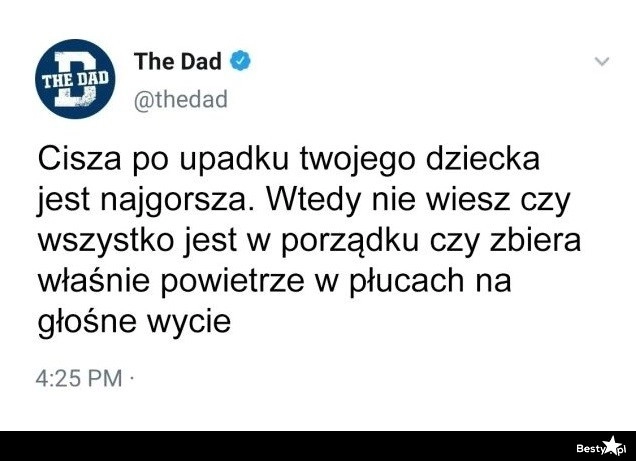 
    Cisza po upadku dziecka 