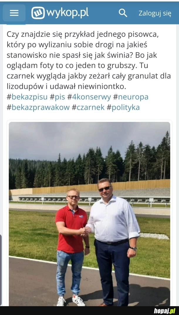 
    Rozdęło go jak kleszcza