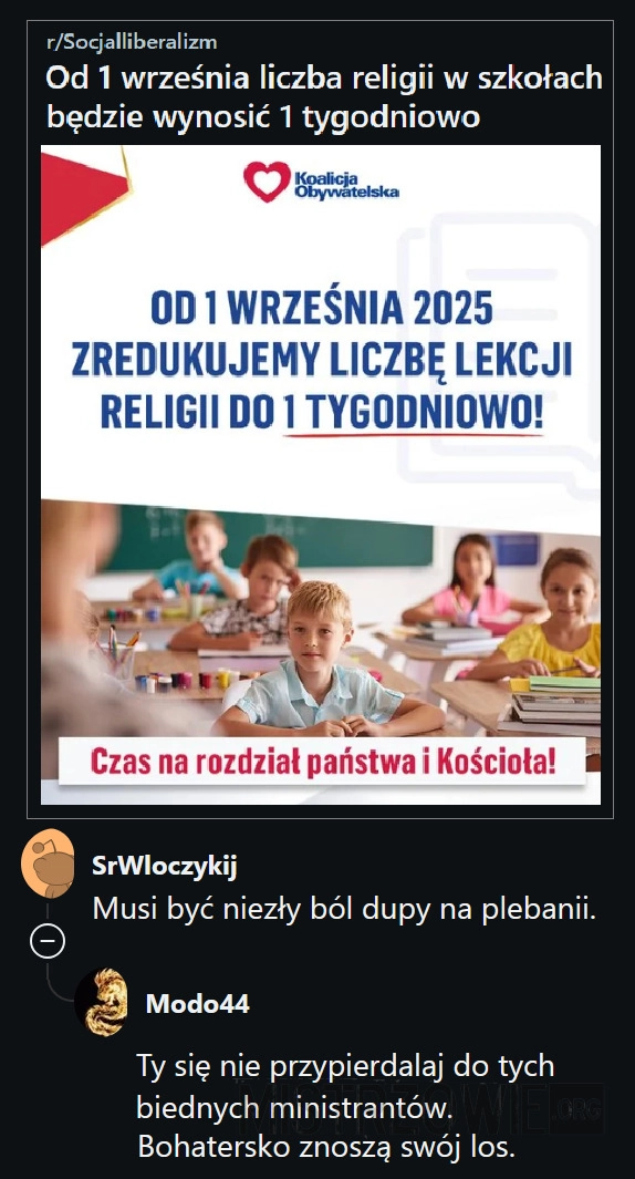 
    Religia w szkołach