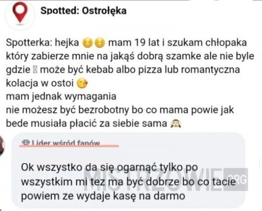 
    Coś za coś
