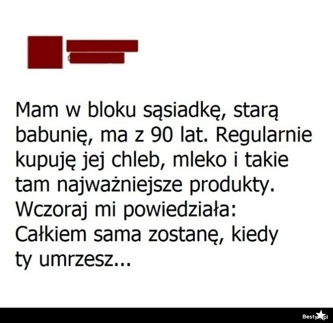 
    Starsza sąsiadka 