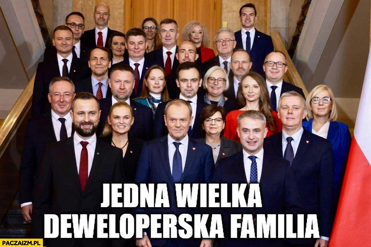 Rząd koalicja obywatelska jedna wielka deweloperska familia
