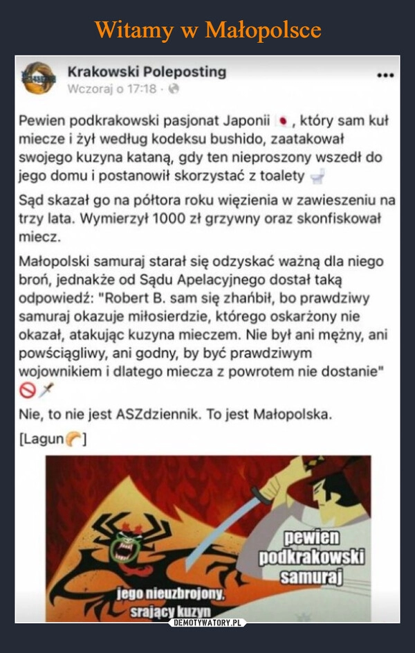 
    Witamy w Małopolsce