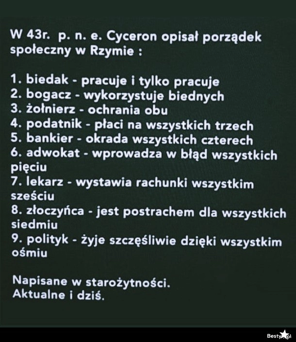 
    Porządek społeczny w Rzymie 