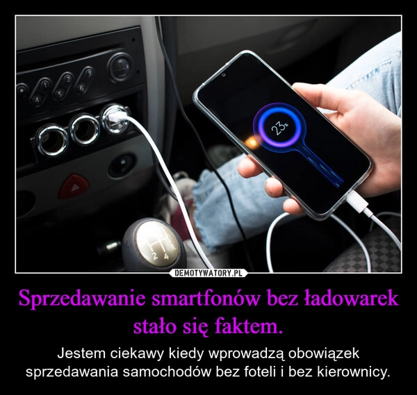 
    Sprzedawanie smartfonów bez ładowarek stało się faktem.