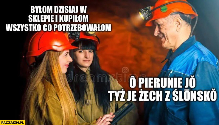 
    Byłom dzisiaj w sklepie i kupiłom wszystko co potrzebowałom, o pierunie jo tyz je zech z slonsko