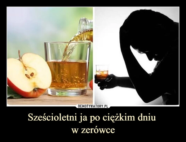 
    Sześcioletni ja po ciężkim dniu 
w zerówce