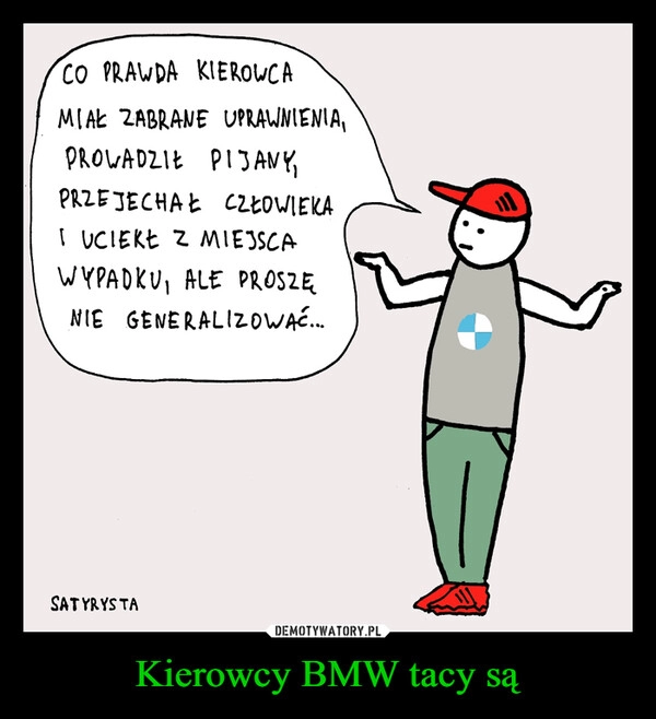 
    Kierowcy BMW tacy są