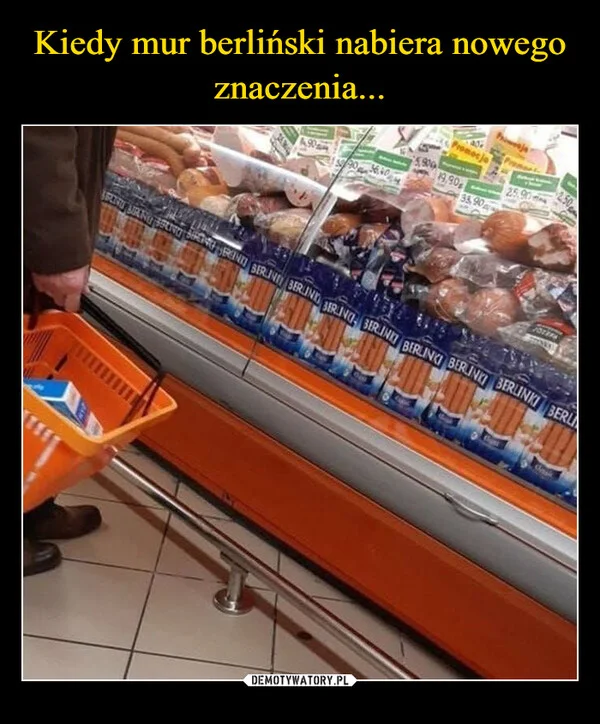 
    Kiedy mur berliński nabiera nowego znaczenia...