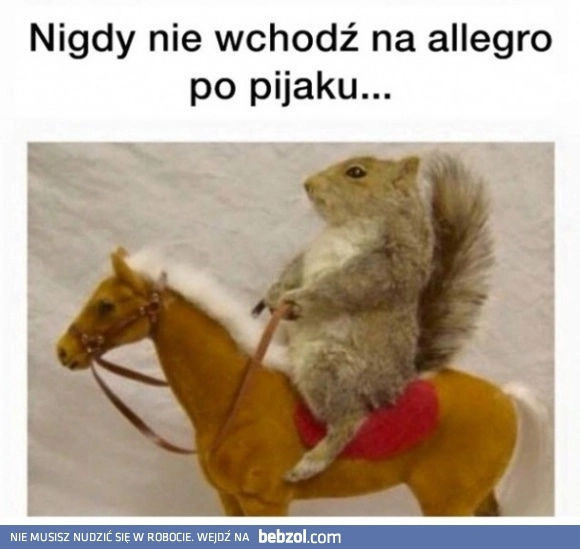 
    Nigdy nie rób zakupów po pijaku...