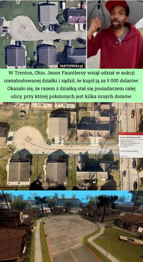 
    W Trenton, Ohio, Jason Fauntleroy wziął udział w aukcji niezabudowanej działki