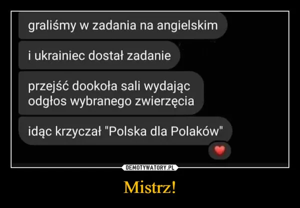 Mistrz!