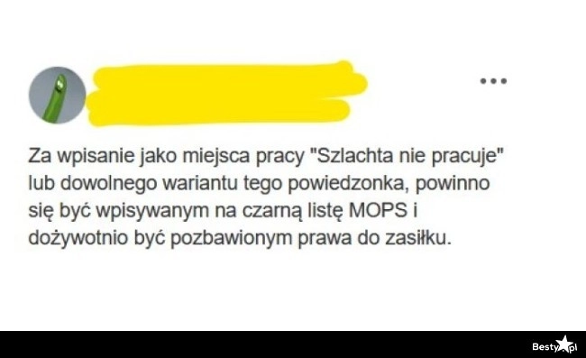 
    Szlachta nie pracuje 