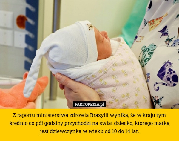 
    Z raportu ministerstwa zdrowia Brazylii wynika, że w kraju tym średnio co