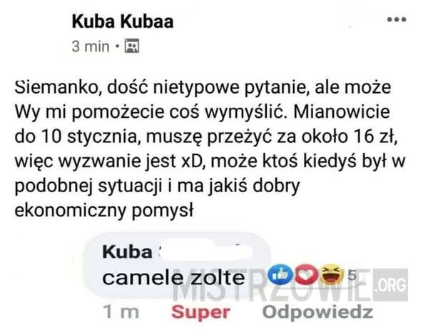 
    Może nie będzie się tak stresował