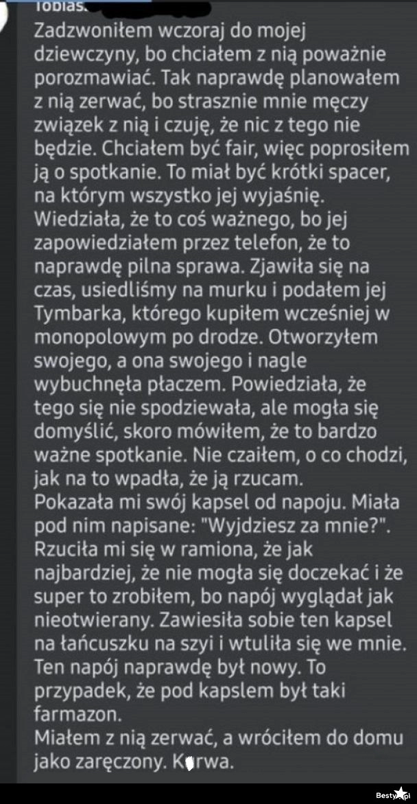 
    Próba zakończenia związku 