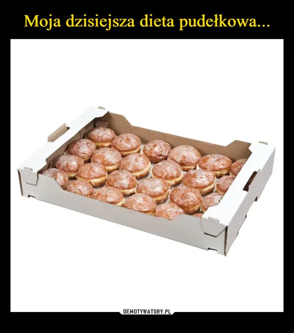 
    Moja dzisiejsza dieta pudełkowa...
