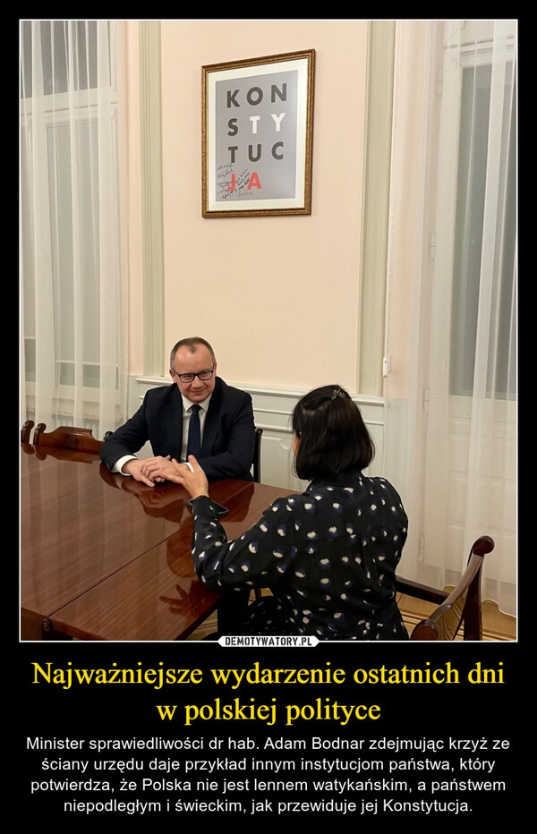 
    Najważniejsze wydarzenie ostatnich dni w polskiej polityce