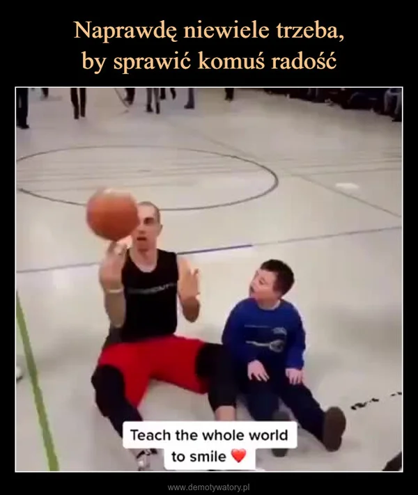 Naprawdę niewiele trzeba, by sprawić komuś radość