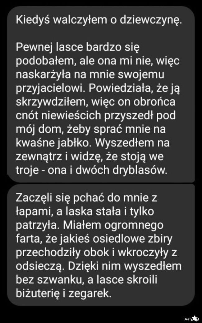 
    Pomoc z niespodziewanej strony 