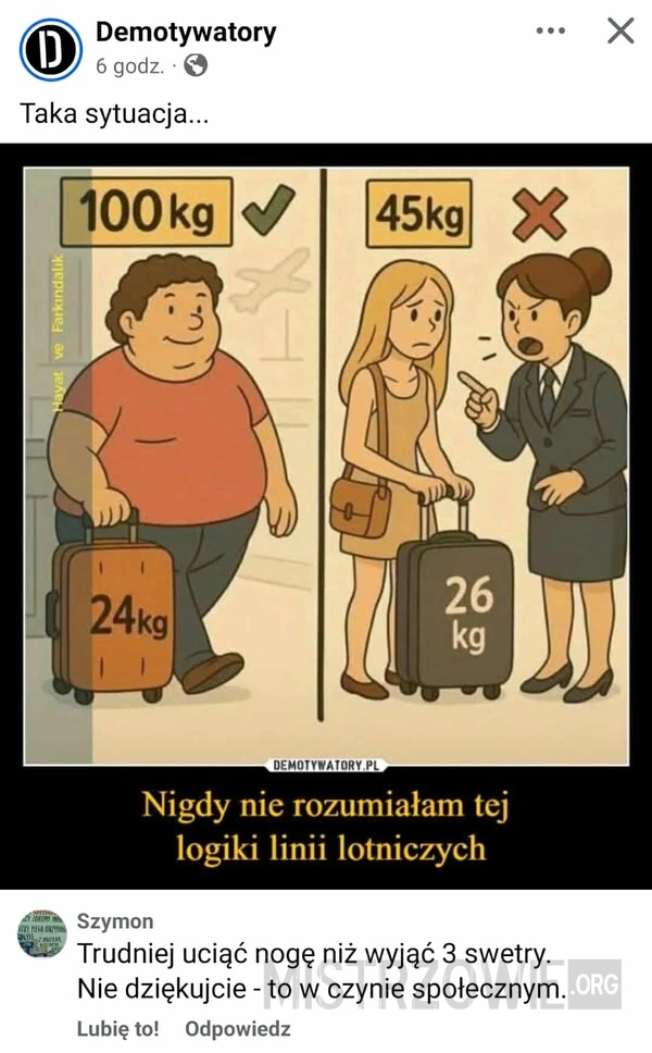 
    Logika linii lotnicznych