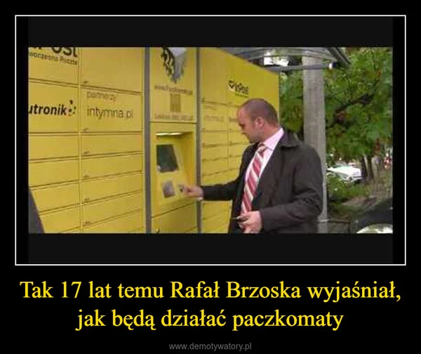 
    Tak 17 lat temu Rafał Brzoska wyjaśniał, jak będą działać paczkomaty