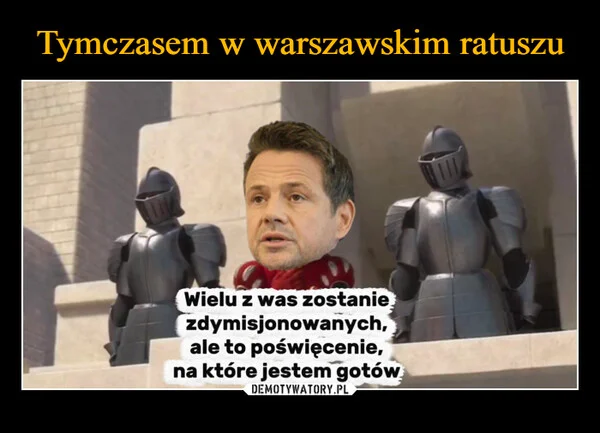Tymczasem w warszawskim ratuszu