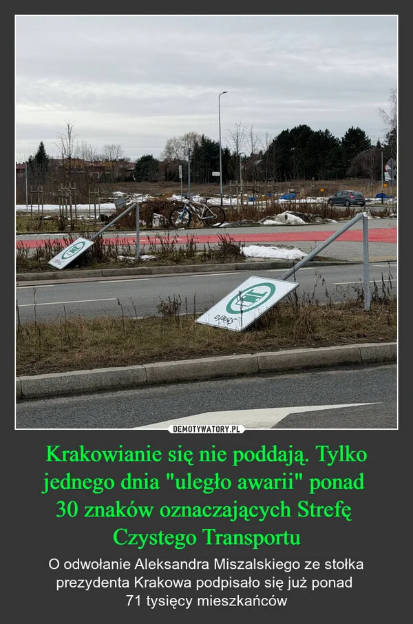 
    Krakowianie się nie poddają. Tylko jednego dnia 