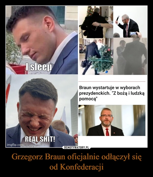 
    Grzegorz Braun oficjalnie odłączył się od Konfederacji