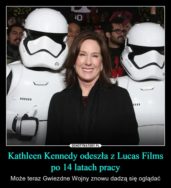 
    Kathleen Kennedy odeszła z Lucas Films po 14 latach pracy