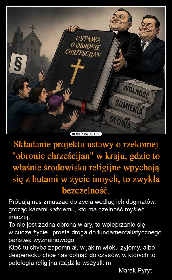 
    Składanie projektu ustawy o rzekomej 