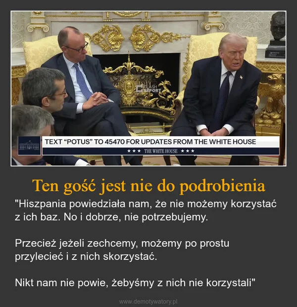 
    Ten gość jest nie do podrobienia